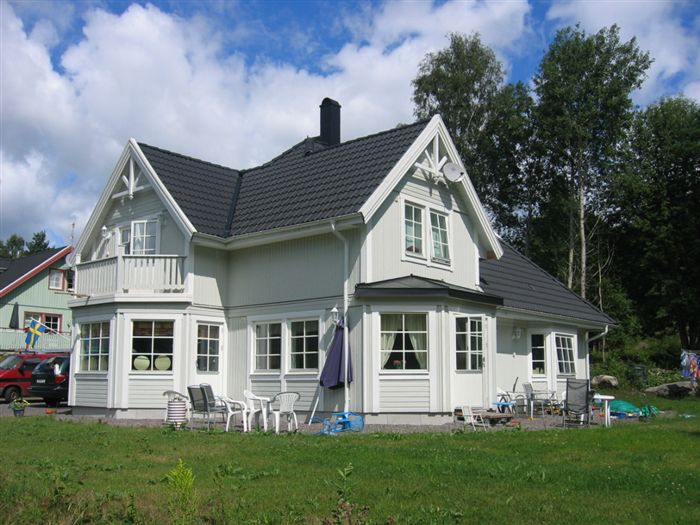 photo Maison ossature bois suédoise BBC et haute qualité construite en france ou en suede provenant du catalogue Hej France VastkustStugan